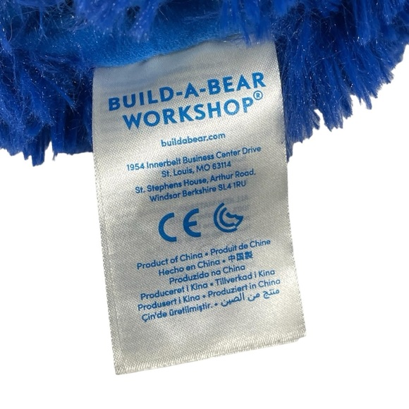 Build A Bear Blue Monster Mixers Stuffed Plush 12 Inches Body Only - Picture 8 of 9